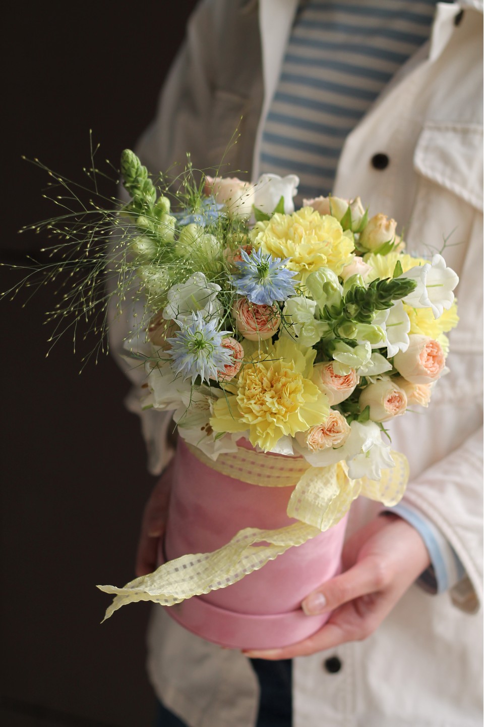 Коробочка Солнечный Круг - с добавлением зелени