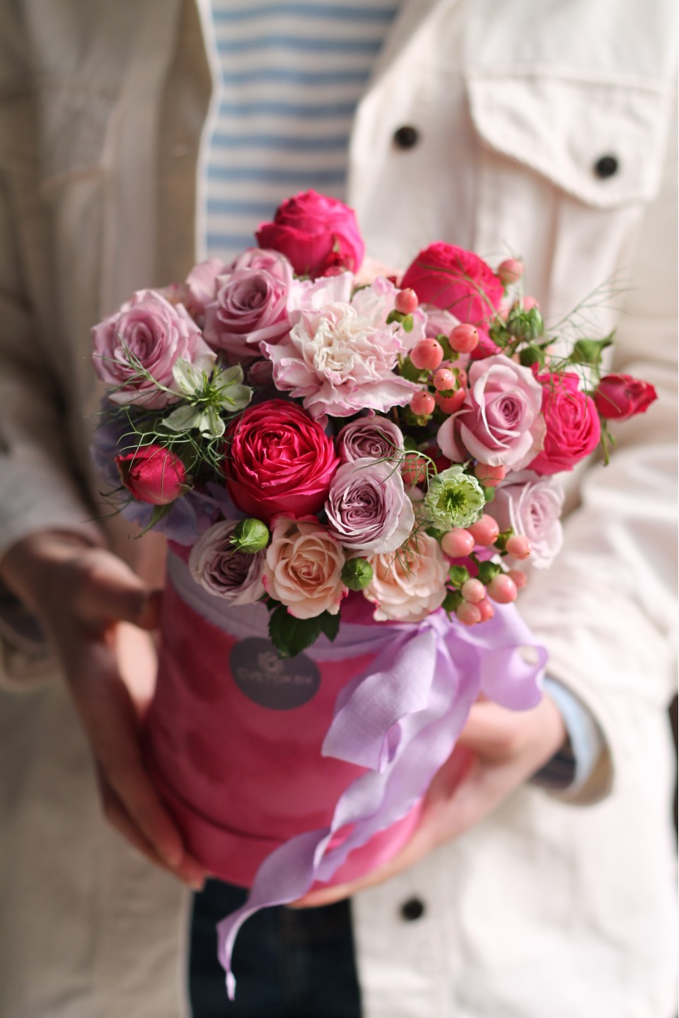 Коробочка Малиновая Вишня - подарочное оформление