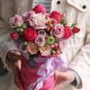 Коробочка Малиновая Вишня - с добавлением зелени - миниатюра 