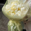 Букет Сливочный Аромат - с добавлением зелени - миниатюра 