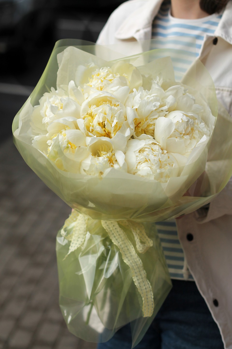 Букет Сливочный Аромат - с добавлением зелени