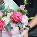 Конверт Розовый звон - с добавлением зелени - миниатюра 