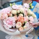 Букет Амира - с добавлением зелени - миниатюра 