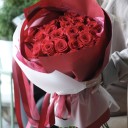 Монобукет из роз Фридом 60см - с доставкой по Минску - миниатюра