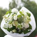 Букет Кассея - с добавлением зелени - миниатюра 