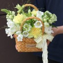 Корзинка Версаль - с добавлением зелени - миниатюра 