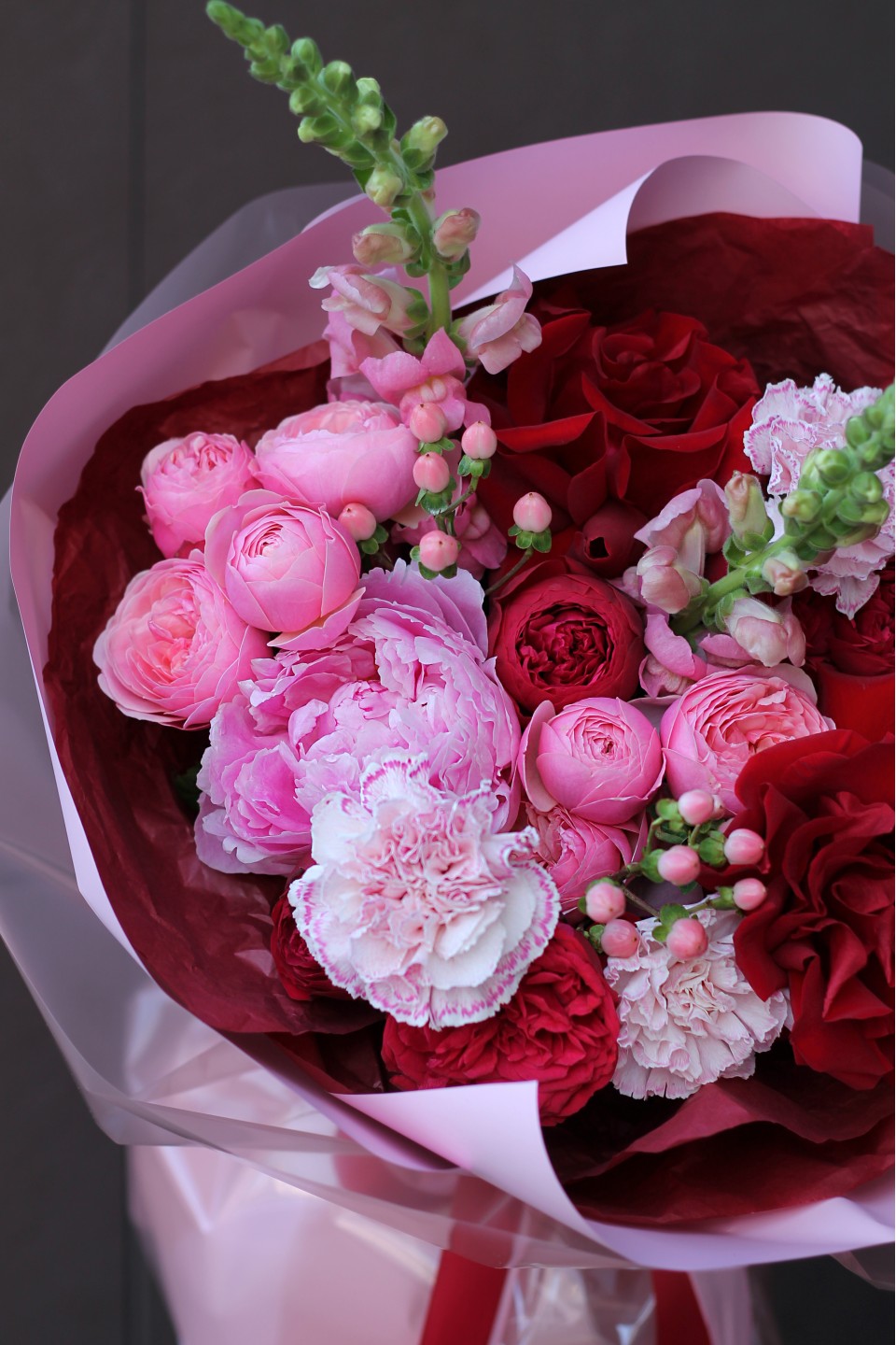 Букет Вулкан - подарочное оформление