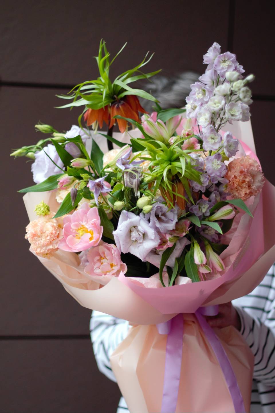 Букет Пайпер - с добавлением зелени