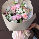 Букет Лотос - с добавлением зелени - миниатюра 