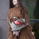 Букет Шоколадный Цимбидиум - с добавлением зелени - миниатюра 