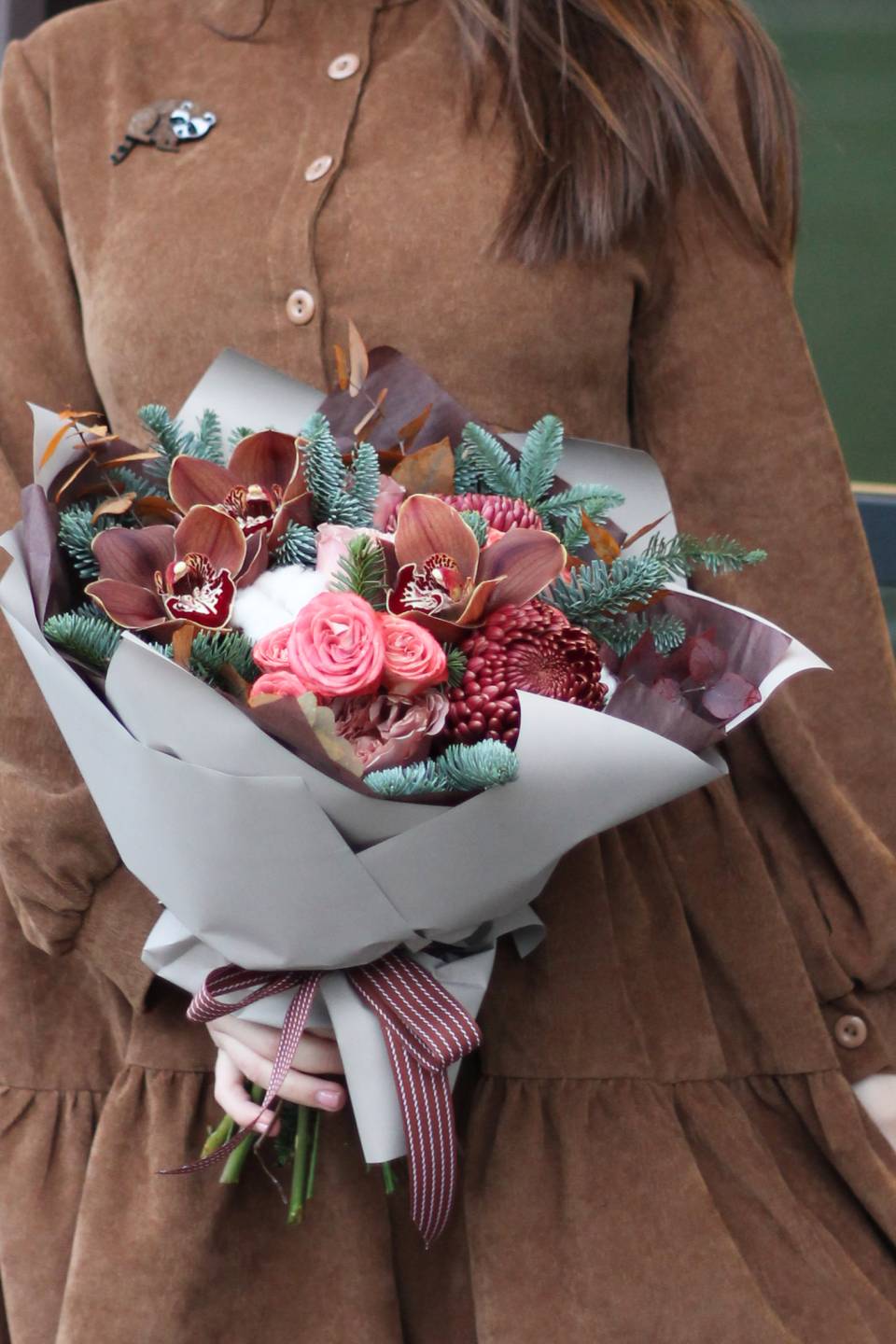 Букет Шоколадный Цимбидиум