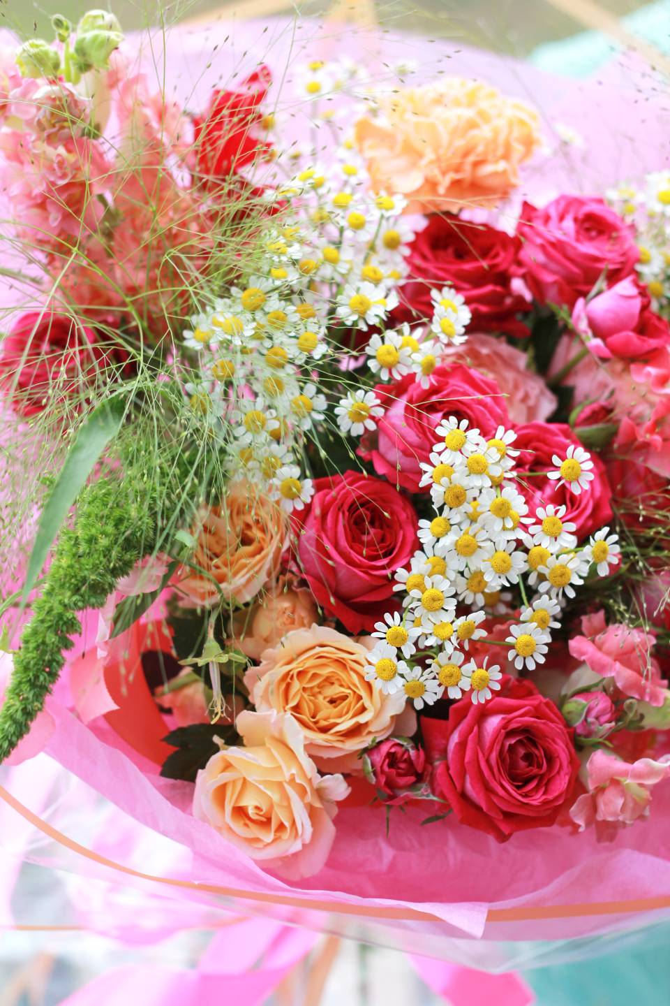 Букет Тамлин - с добавлением зелени