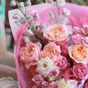 Букет Монталь - с добавлением зелени - миниатюра 