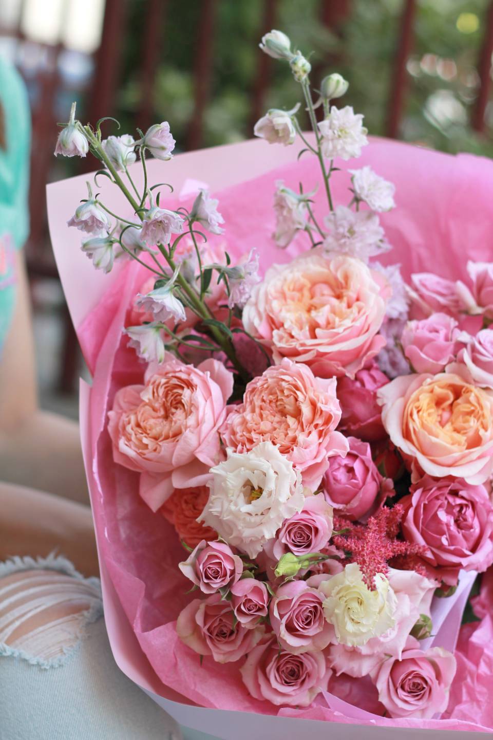 Букет Монталь - с добавлением зелени