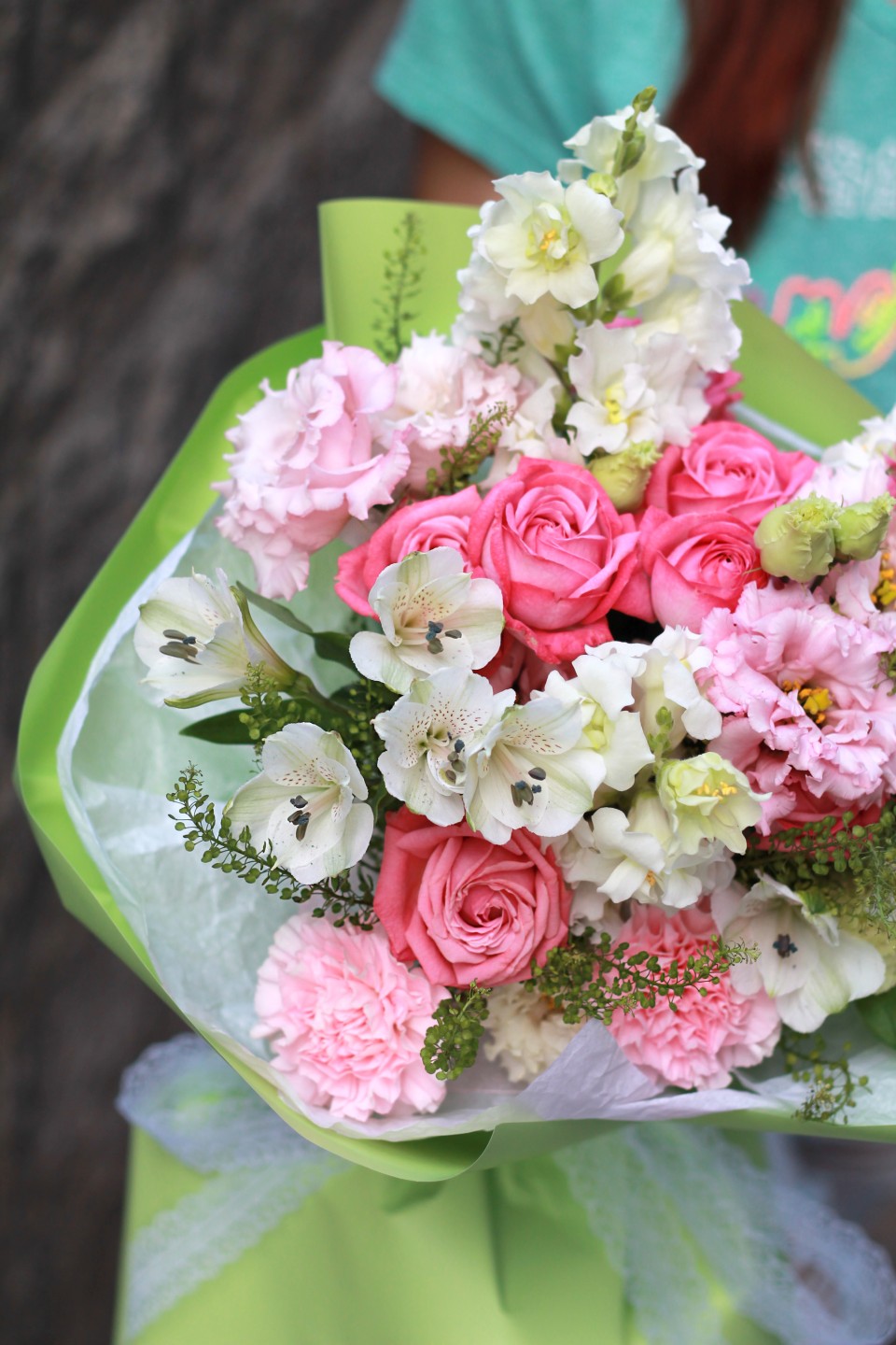 Букет Капарелли - с добавлением зелени