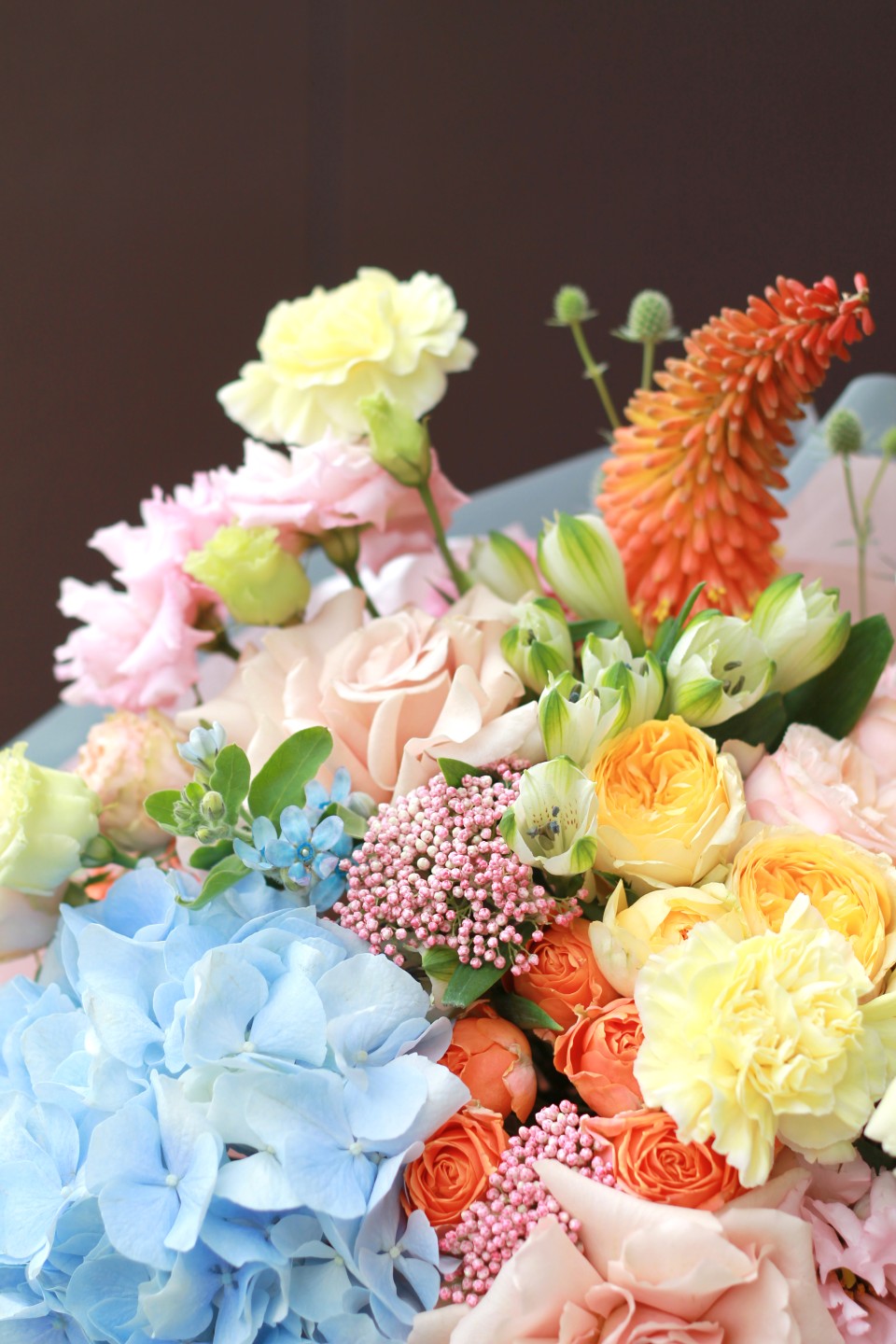 Букет Чейси - с добавлением зелени