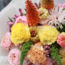 Букет Зайра - с добавлением зелени - миниатюра 