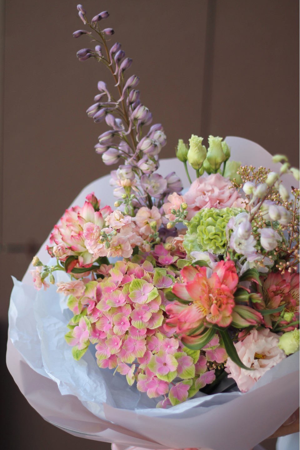 Букет Кармин - подарочное оформление