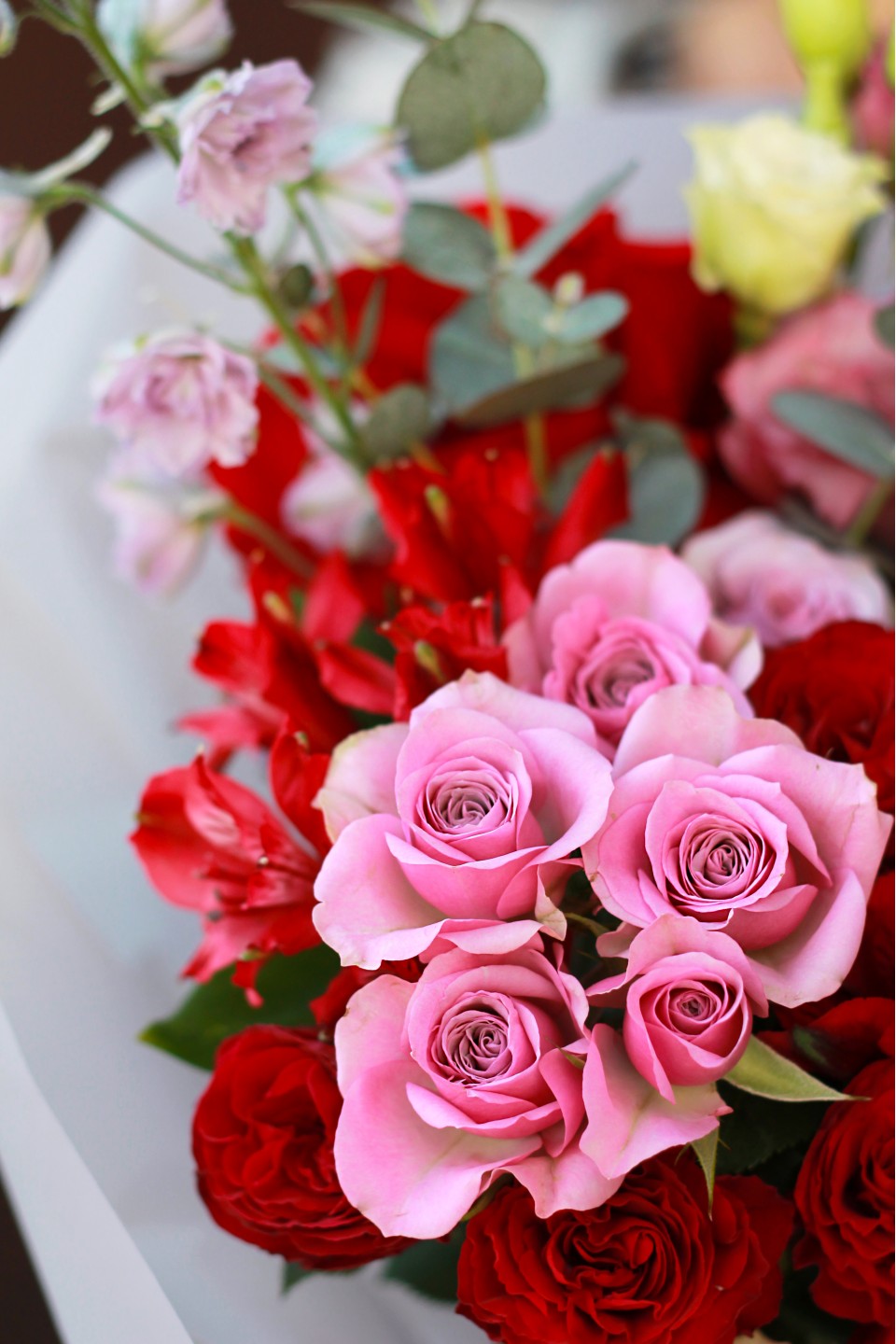 Букет Леди Роуз - подарочное оформление