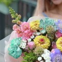 Букет Луговые Краски - подарочное оформление - миниатюра