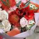 Букет Арден - с добавлением зелени - миниатюра 