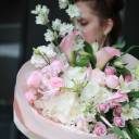 Букет Нэрия - с добавлением зелени - миниатюра 