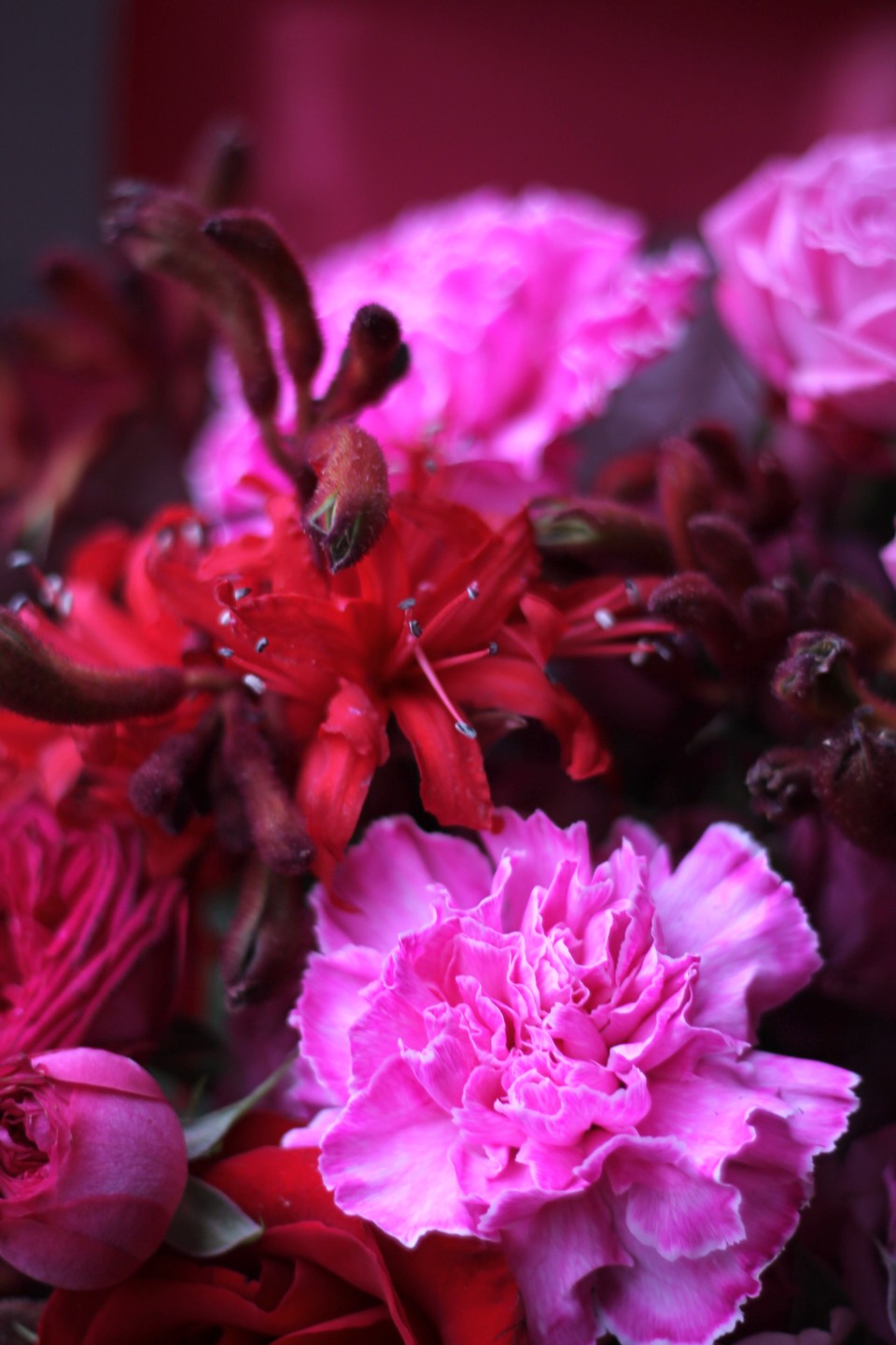 Букет Вайлет - с добавлением зелени