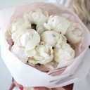 Букет Фейвори - с добавлением зелени - миниатюра 