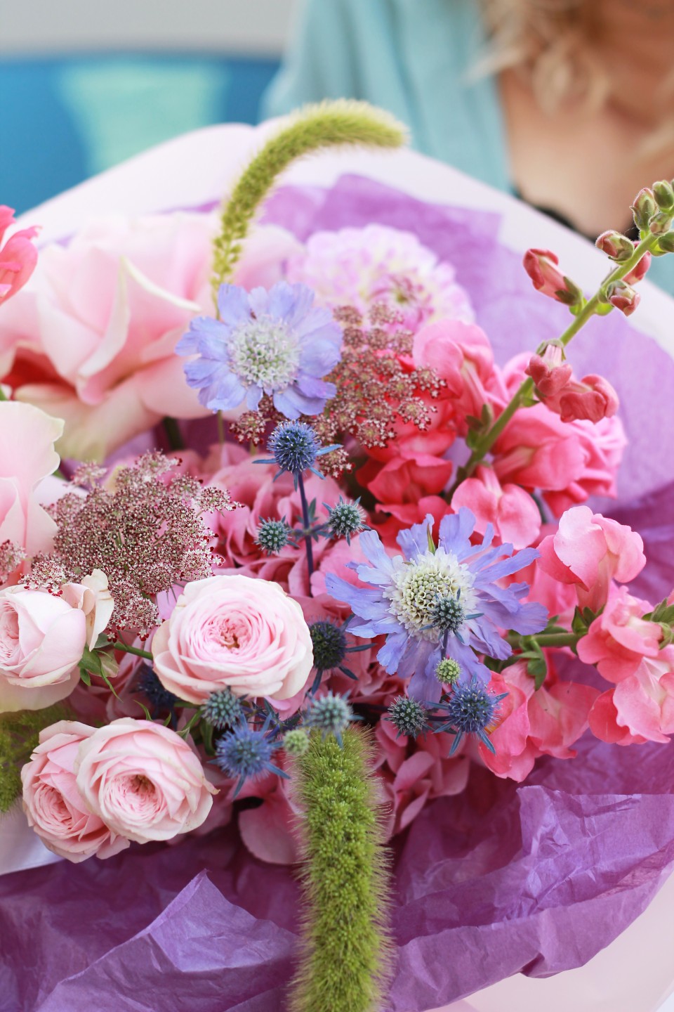 Букет Флорита - с добавлением зелени