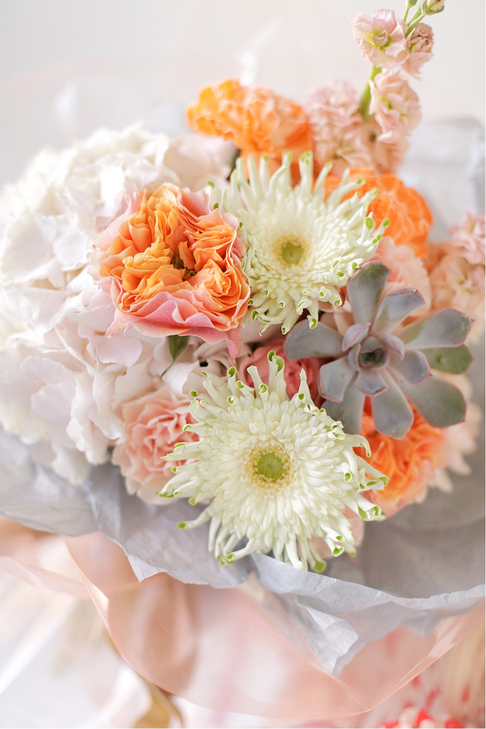 Букет Оранж Шприц - подарочное оформление