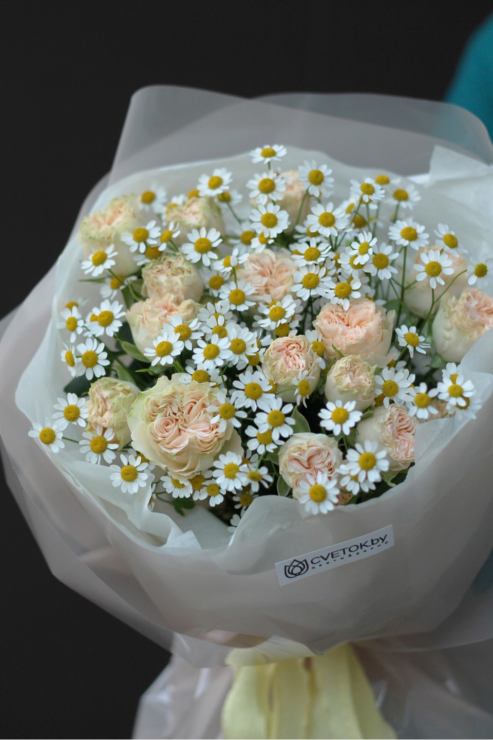 Букет Ромашковое Поле - подарочное оформление