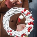 Венок Новогодний Плетеный - миниатюра