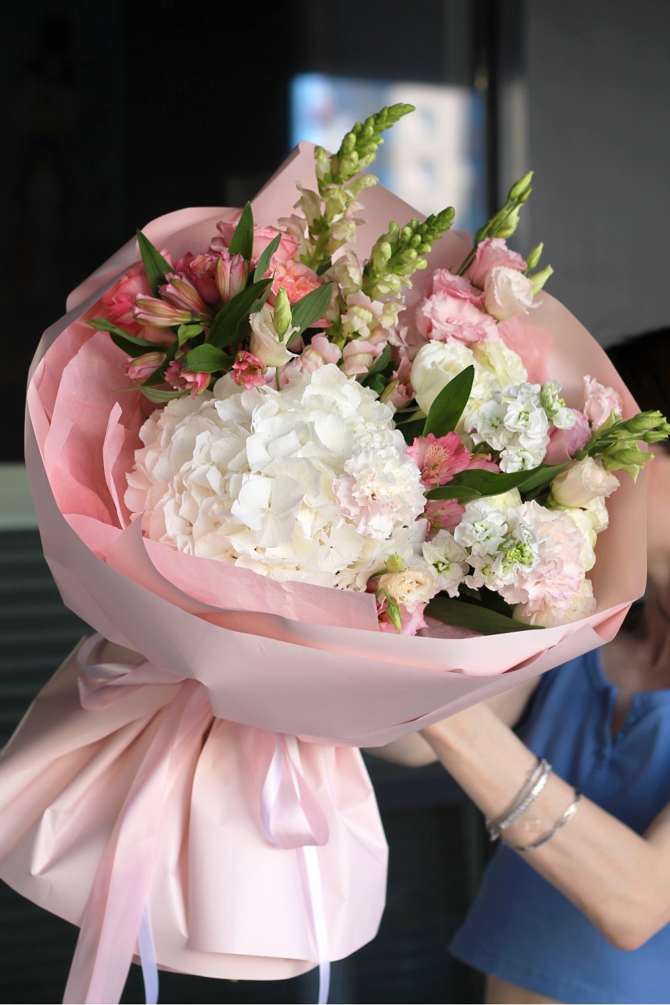 Букет Тамарин - с добавлением зелени