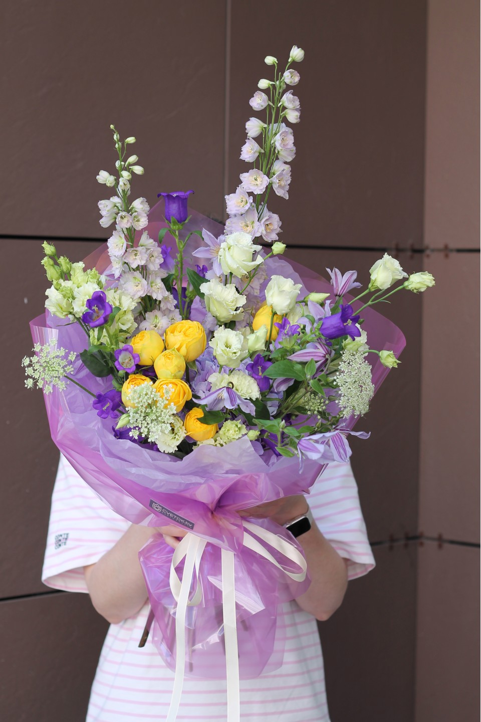 Букет Солнечная Радуга - подарочное оформление