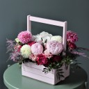 Композиция Малиновый десерт - миниатюра