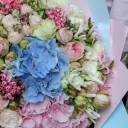 Букет Шарм - с добавлением зелени - миниатюра 