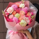 Букет Энергия Цвета - подарочное оформление - миниатюра