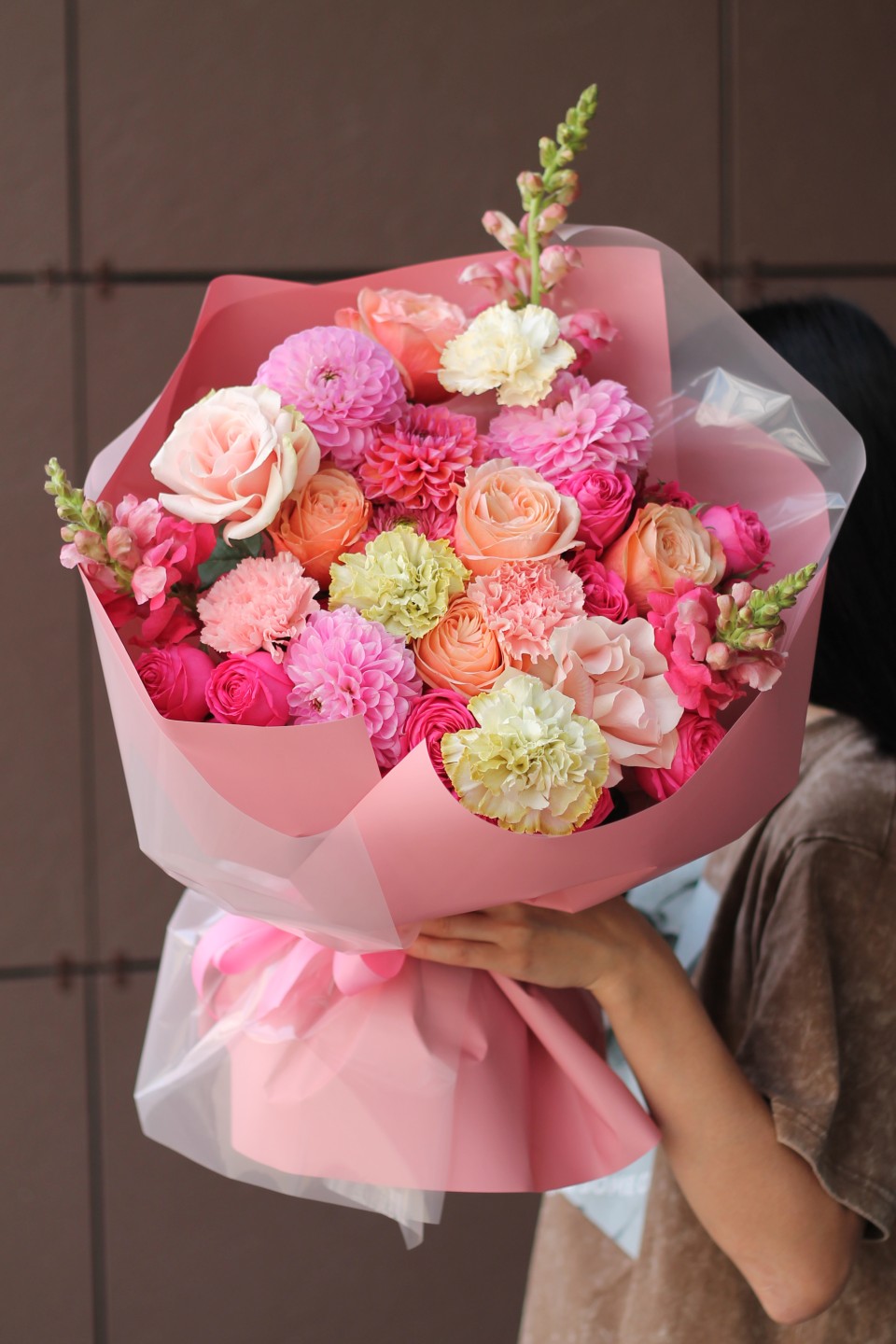 Букет Энергия Цвета - подарочное оформление