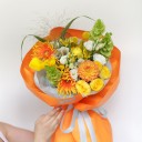 Букет Аромат мандарина - подарочное оформление - миниатюра