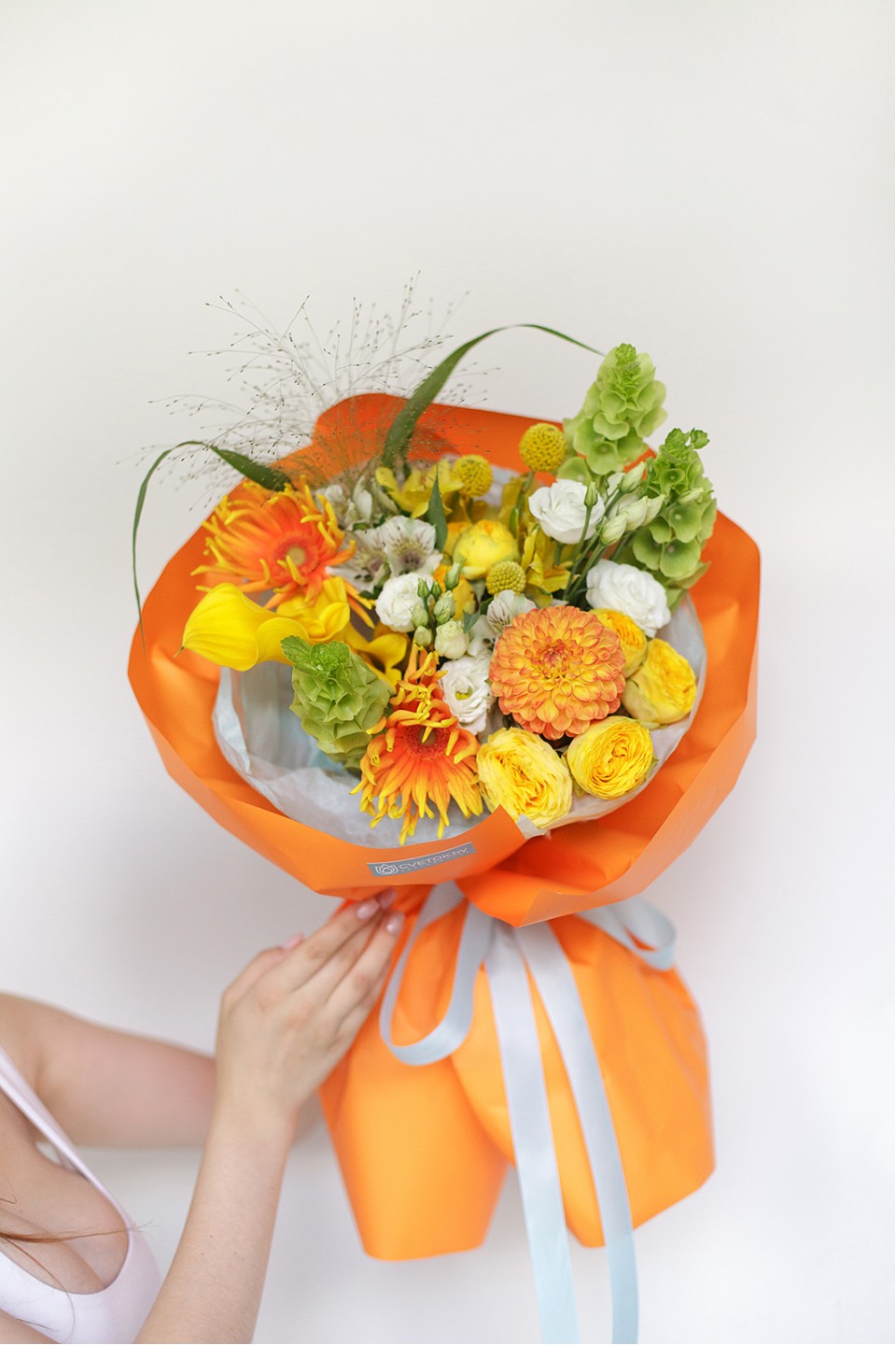 Букет Аромат мандарина - подарочное оформление