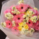 Букет Радость в Цветах - подарочное оформление - миниатюра