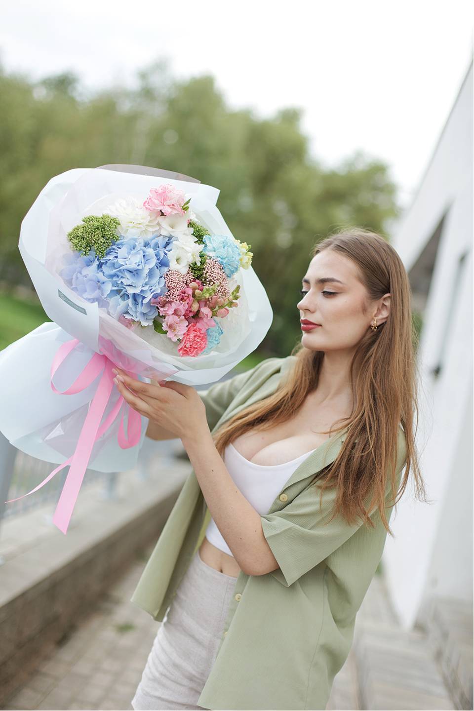 Букет Небесный замок - с доставкой по Минску