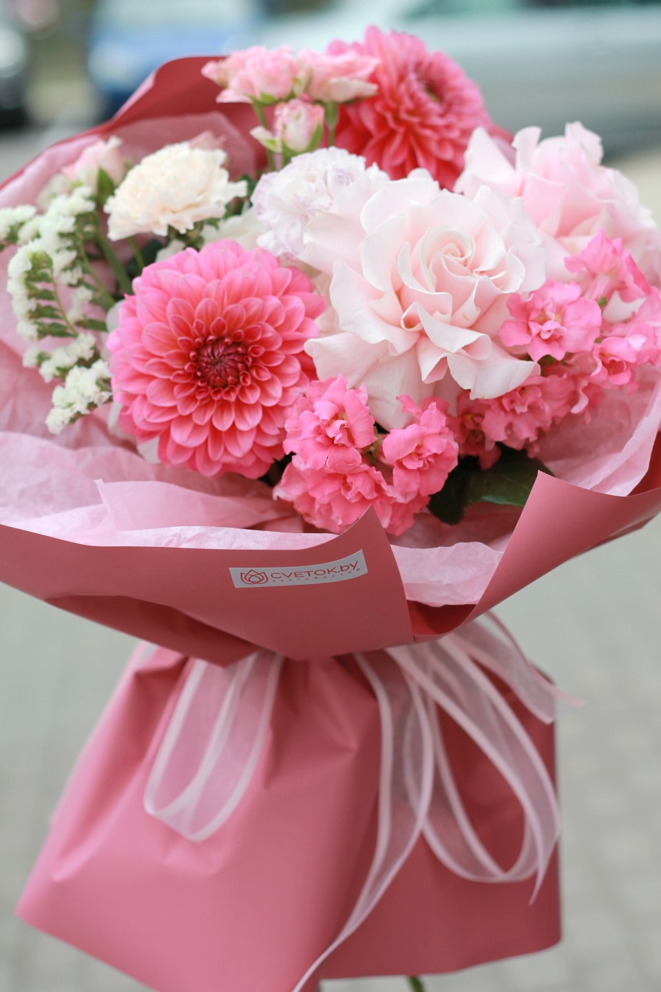 Букет Розовое пралине - для женщины/молодой пары