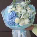 Букет Утренняя Роса - с добавлением зелени - миниатюра 