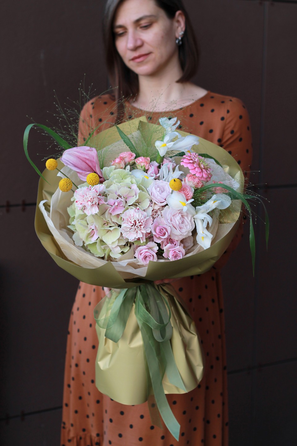 Букет Оливковый пир 7