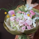 Букет Оливковый пир - с добавлением зелени - миниатюра 