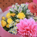 Букет Сольферино - с добавлением зелени - миниатюра 