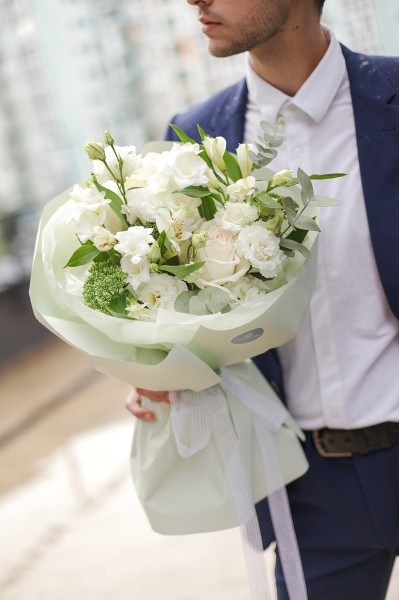 Букет "Белая гладь"