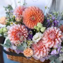 Корзина Танцующие цветы - быстрая доставка в Минске - миниатюра