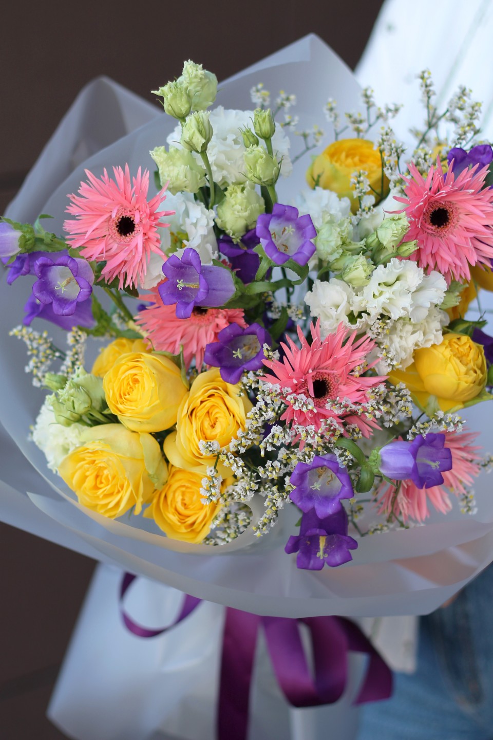 Букет Радуга Лета - подарочное оформление